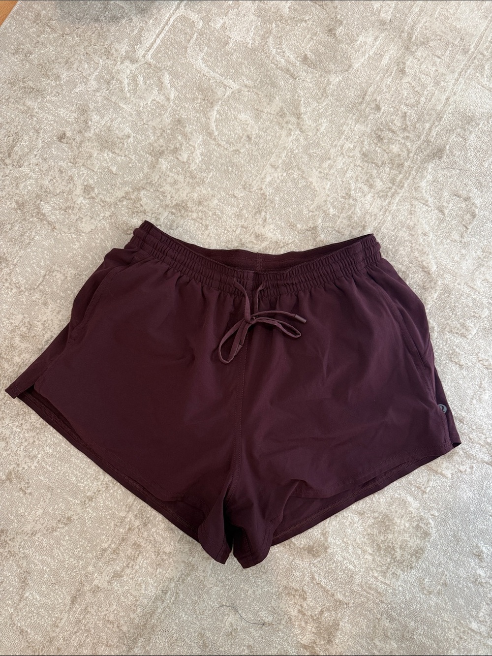 lululemon athletica Women's Deep Burgundy Athletic Shorts